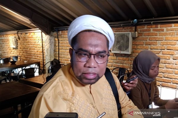 Tenaga Ahli Utama Kantor Staf Kepresidenan Ali Mochtar Ngabalin ditemui di kawasan Menteng, Jakarta Pusat, Minggu (22/12/2019)./ANTARA-Fathur Rochman