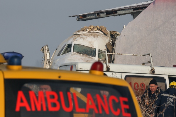 Pesawat Jatuh di Kazakhstan Tewaskan 12 Orang