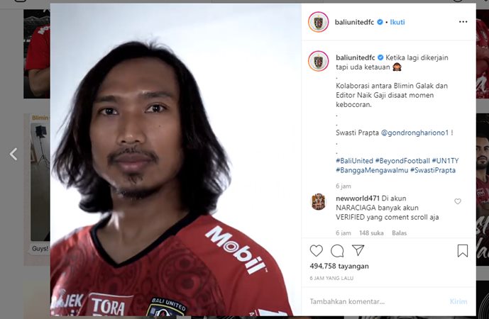  Mantan Gelandang Persib Hariono Berlabuh ke Bali United