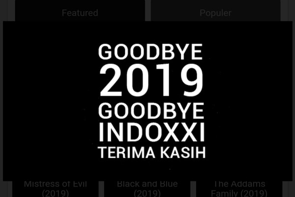 Tampilan situs IndoXXI - Dok. indoxxi.com