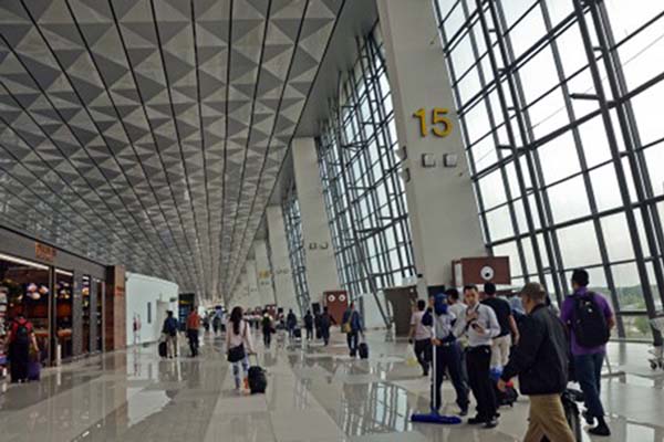 Terminal 3 Bandara Soekarno Hatta di Tangerang, Banten./Antara-Ahmad Subaidi