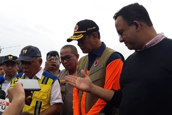  BNPB : Curah Hujan Jakarta Pecahkan Rekor