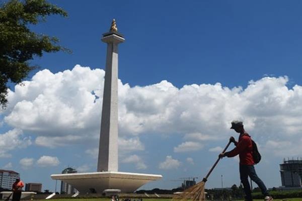  Foto Banjir di Kawasan Monas Tahun 1897