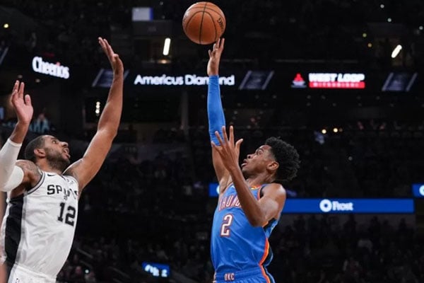  Hasil Basket NBA, Thunder Bangkit & Akhirnya Remukkan Spurs