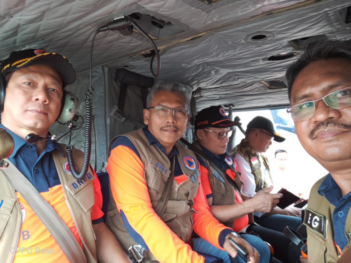  Kepala BNPB dan Menko PMK Pantau Pengungsi di Lebak dan Bogor