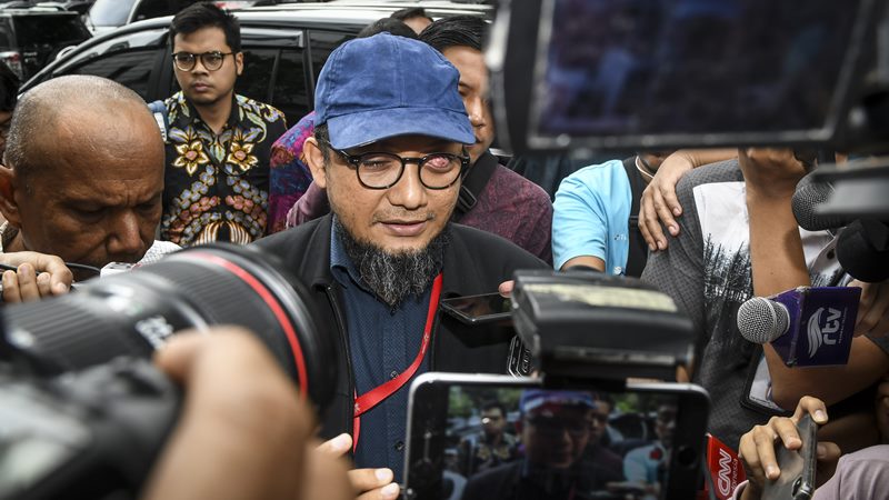  Penyidik Cecar Novel Baswedan dengan 56 Pertanyaan dan Kronologi Penyiraman