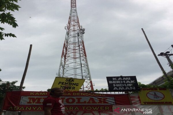  Menara Tower Bersama Group Langganan Disambar Petir Diprotes Warga
