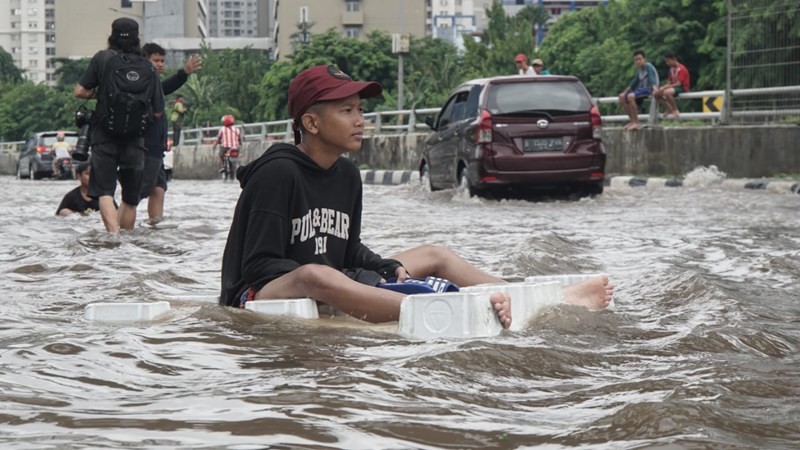  Kerugian Transaksi Bisnis akibat Banjir Jakarta sekitar Rp1 Triliun