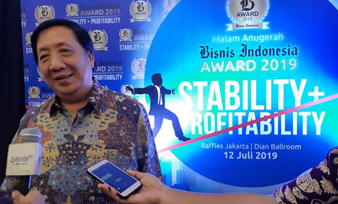 Presiden Direktur PT Pakuwon Jati Tbk. (PWON) usai penganugerahan Bisnis Indonesia Award 2019 di Jakarta, Jumat (12/7/2019)./Bisnis-Mutiara Nabila