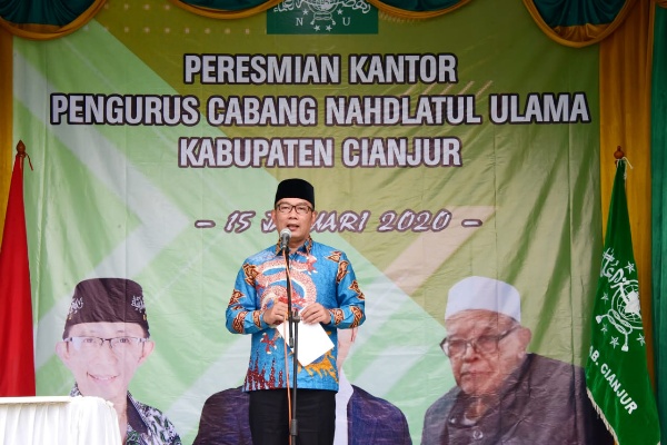  Gubernur Jabar Resmikan Kantor PCNU Kabupaten Cianjur