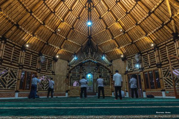  Saka Buana, Masjid Bambu Terbesar Dibangun di Banten