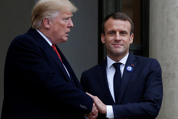  Macron & Trump Berdamai Soal Pajak Digital