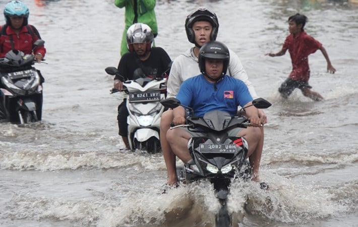  Curah Hujan Tinggi, Diskar PB Kota Bandung Siagakan Petugas