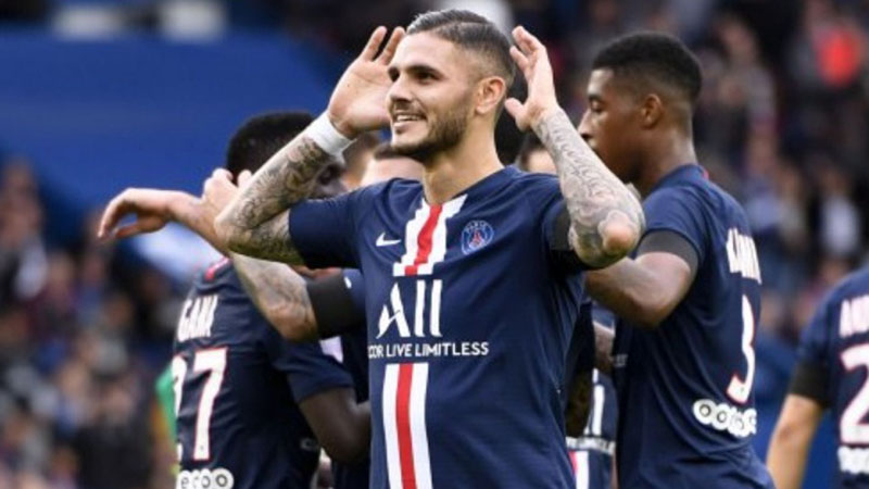 Penyerang Paris Saint-Germain Mauro Icardi./Ligue1.com