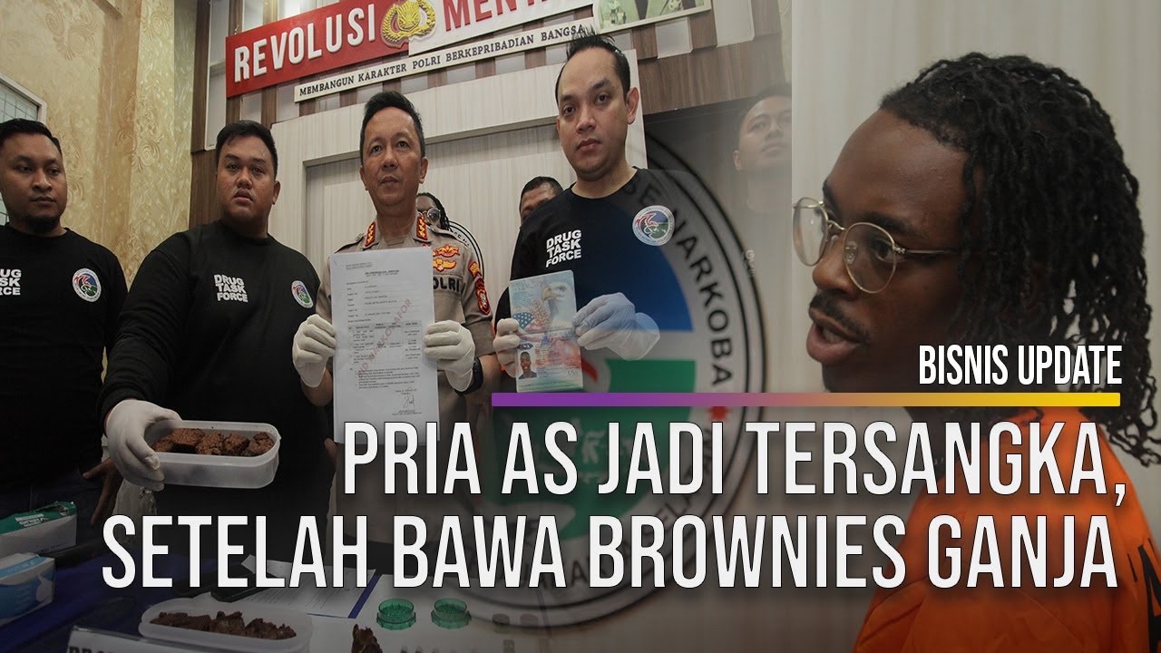  Bawa Brownies Ganja, Pria Amerika Serikat Ini Dibekuk Polisi