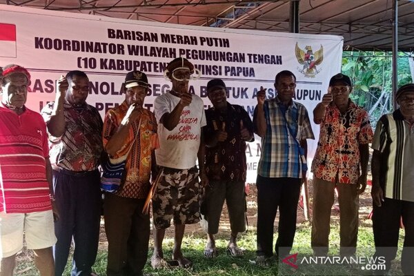  Elemen Warga Pegunungan Tengah Papua Beri Dukungan PON XX