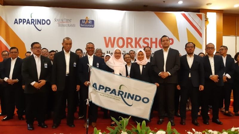 Pelantikanpengurus Apparindo di Grand Sahid Hotel, Jakarta, Kamis (30/1/2020)/Wibi Pangestu