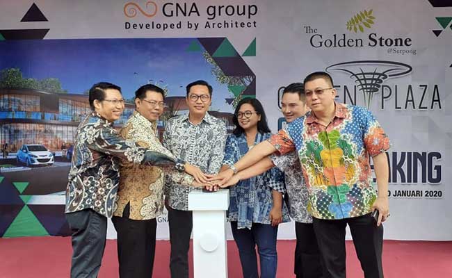  PELETAKAN BATU PERTAMA GOLDEN PLAZA