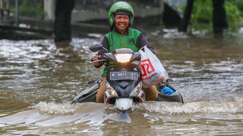  Kota Tangerang Terendam Banjir, Empat Pompa Difungsikan