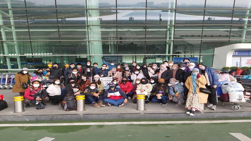  RI Berhasil Pulangkan 243 Orang ke Tanah Air dari Wuhan