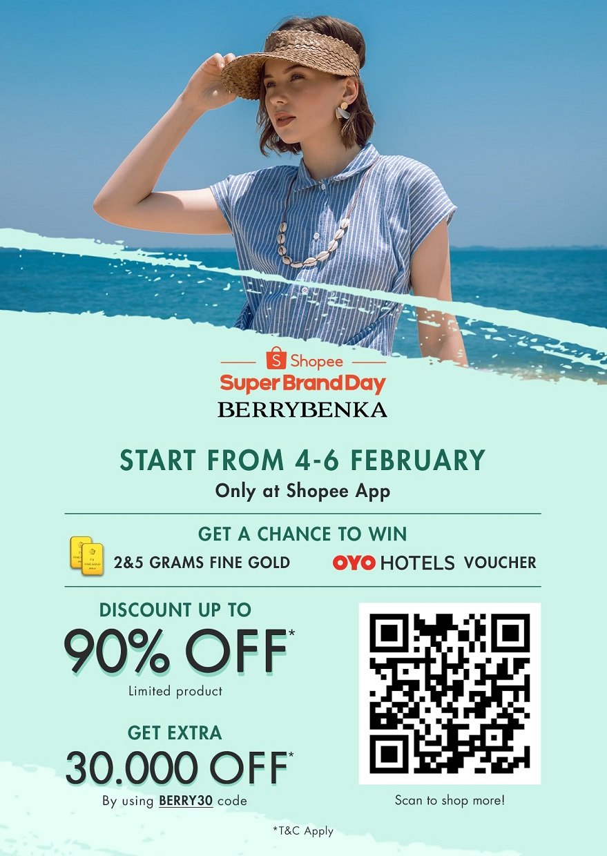  Berrybenka Hadir di Shopee Super Brand Day