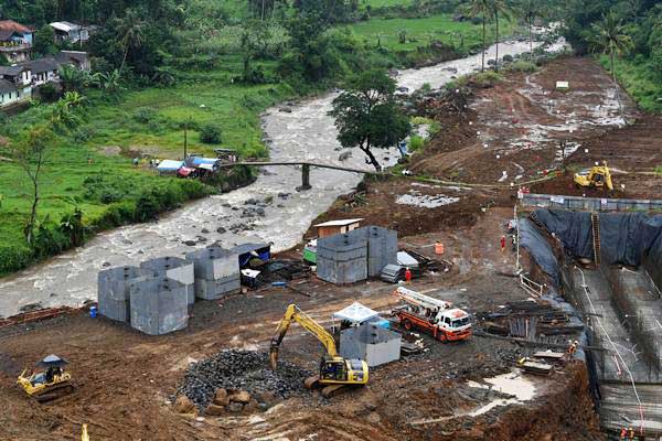  Konstruksi Bendungan Kering Ciawi Ditargetkan Rampung 2020