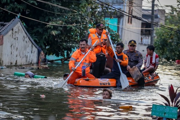  Banjir di Wilayah Barat Cirebon Berdampak ke 7 Desa