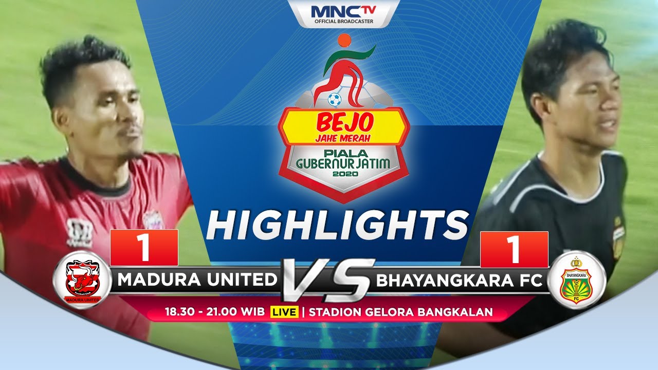  Madura United vs Bhayangkara FC 1-1, Persebaya Puncaki Grup A