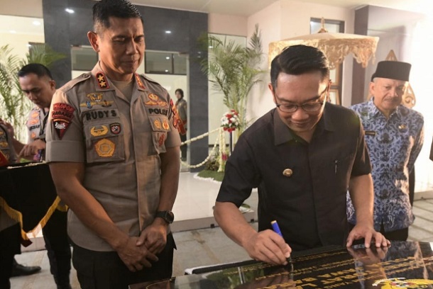  Gedung Ditlantas Polda Jabar Bentuk Respons Pemprov Jabar