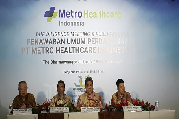  Siap IPO, Metro Healthcare Bidik Dana Rp1,1 Triliun