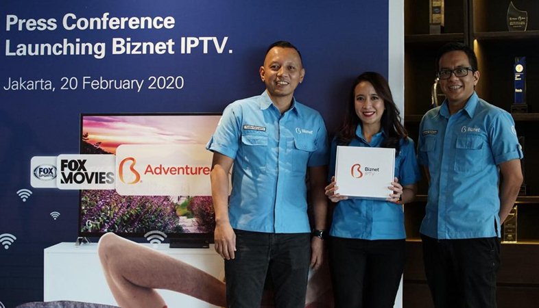  Biznet Luncurkan Biznet IPTV