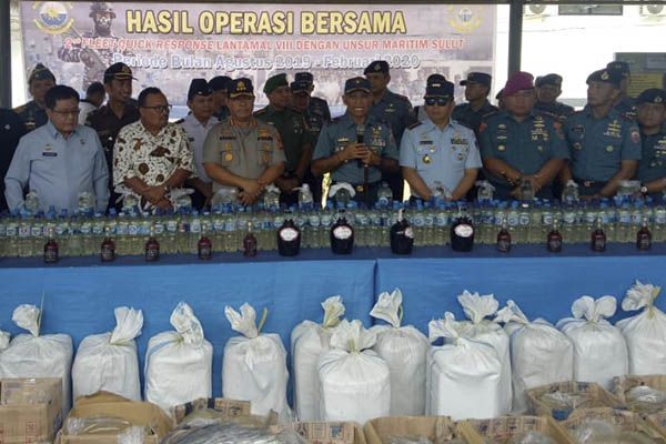  Pelni Musnahkan 2,8 Ton Minuman Keras