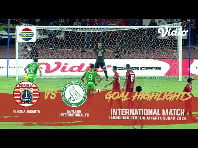  Persija Hajar Geylang FC 3-1 dalam Laga Uji Coba, ini Videonya