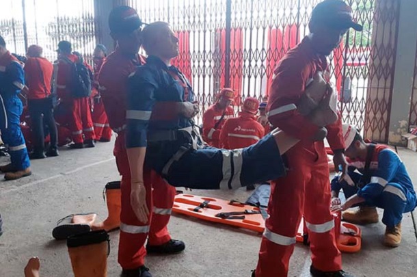  Pertamina Nihilkan Kecelakaan Kerja Lewat HSE Training Center Sungai Gerong