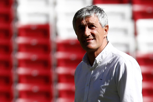  Setien Yakin Bisa Lolos ke Perempat Final Liga Champions