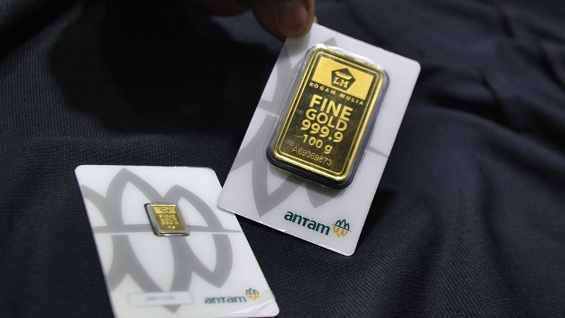  Harga Emas 24 Karat Antam Hari Ini Naik Rp5.000 per Gram