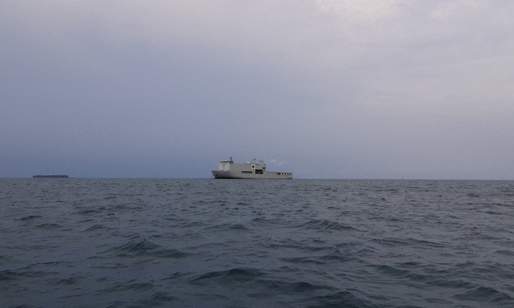  Evakuasi ABK World Dream, KRI Suharso Tiba di Pulau Seribu 13.00 WIB
