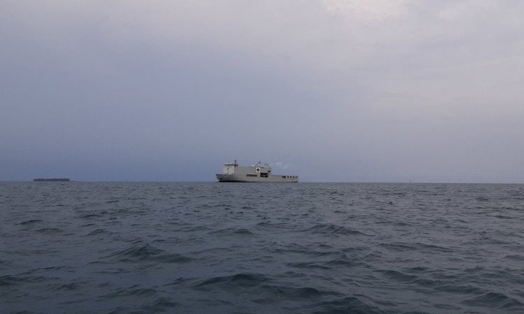  Evakuasi ABK World Dream, KRI Suharso Tiba di Pulau Seribu 13.00 WIB