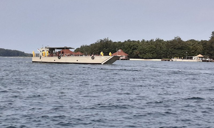  ABK Terdampak Virus Corona Dipindahkan ke Pulau Sebaru dengan 2 Kapal LCU