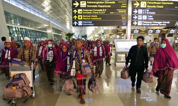  Selesai Umrah, Ribuan Jemaah Kembali ke Tanah Air