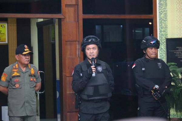  Bersama Tim Hunter, Sekda Kota Palembang Terlibat Langsung Jaga Keamanan