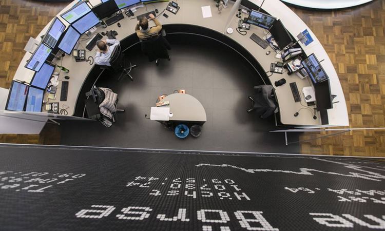 Bursa Efek Frankfurt, Jerman./Bloomberg