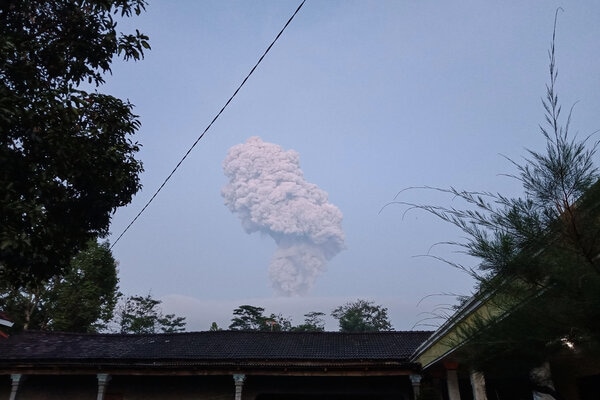  Foto-foto Dampak Erupsi Merapi Selasa, 3 Maret 2020