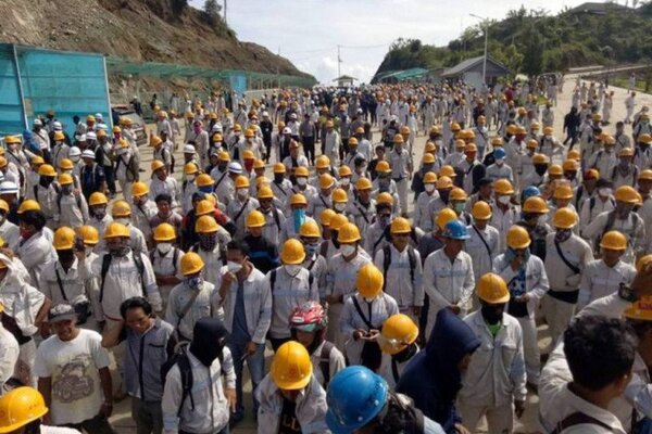 Tenaga Kerja Wajib Pindai Suhu Tubuh di Tambang Nikel Marowali