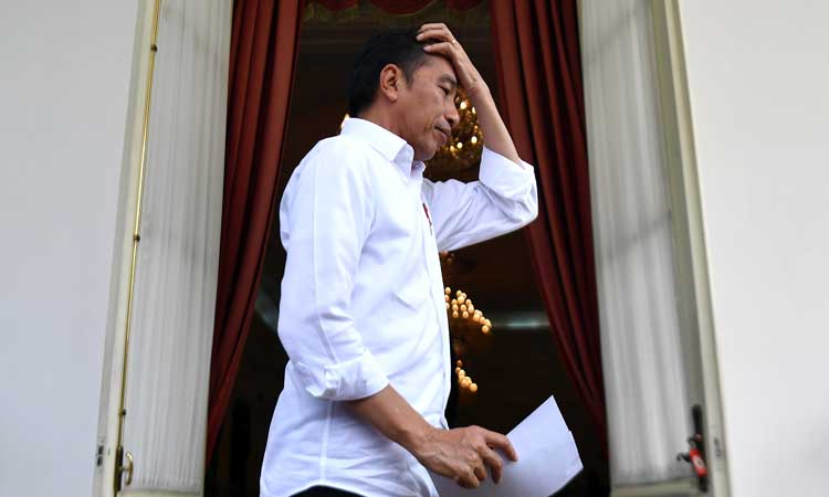  Jokowi: OJK dan BI Sudah Kasih Respons Covid-19, Kementerian Kapan?