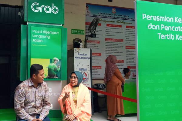  Grab Lounge Hadir di Kantor Pemerintahan Makassar