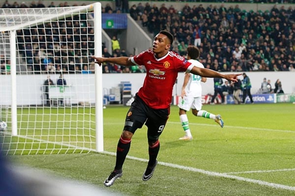  Cetak Gol ke Gawang City, Martial Samai Rekor Ronaldo