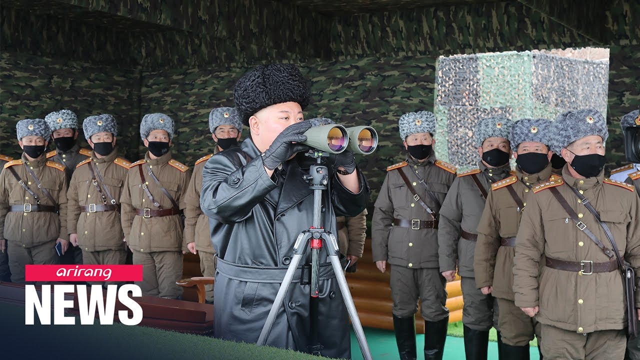  Kim Jong Un Pimpin Latihan Tembak Artileri Jarak Jauh, Semua Target Terbidik