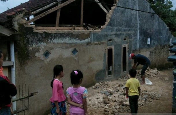  BPBD: 547 Rumah Rusak akibat Gempa Sukabumi