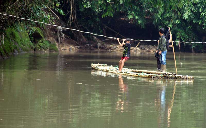  JASA PENYEBERANGAN RAKIT BAMBU